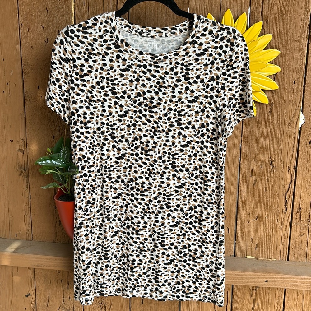 Leopard Print Tee